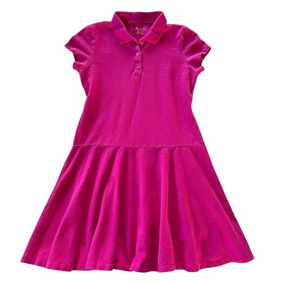 Children’s Place Pink Polo Dress - Picture 1 of 5